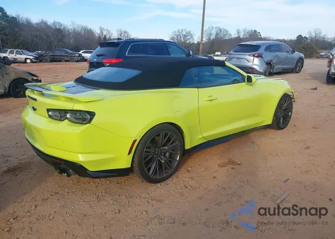 2020 Chevrolet Camaro Rwd Zl1 из США, поврежденный, VIN 1G1FJ3D64L0107265